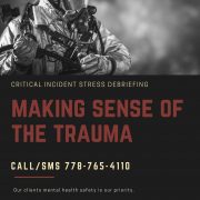 CSID CISM Trauma Crisis Counselling Kelowna, Kamloops, Vancouver